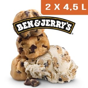 Ben & Jerry's Bac Cookie Dough - 2 x 4,5L - 